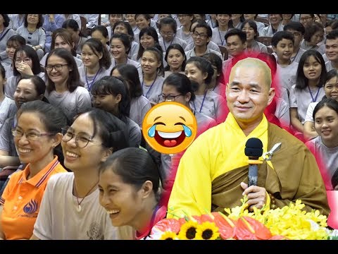 Video Thầy Thích Thiện Xuân thuyết pháp hài hước khiến cả... - youtube