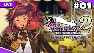 [Let's Play] Ace Attorney Investigations 2: Prosecutor's Gambit #1 [EN - Twitch] | HOKU 🦉