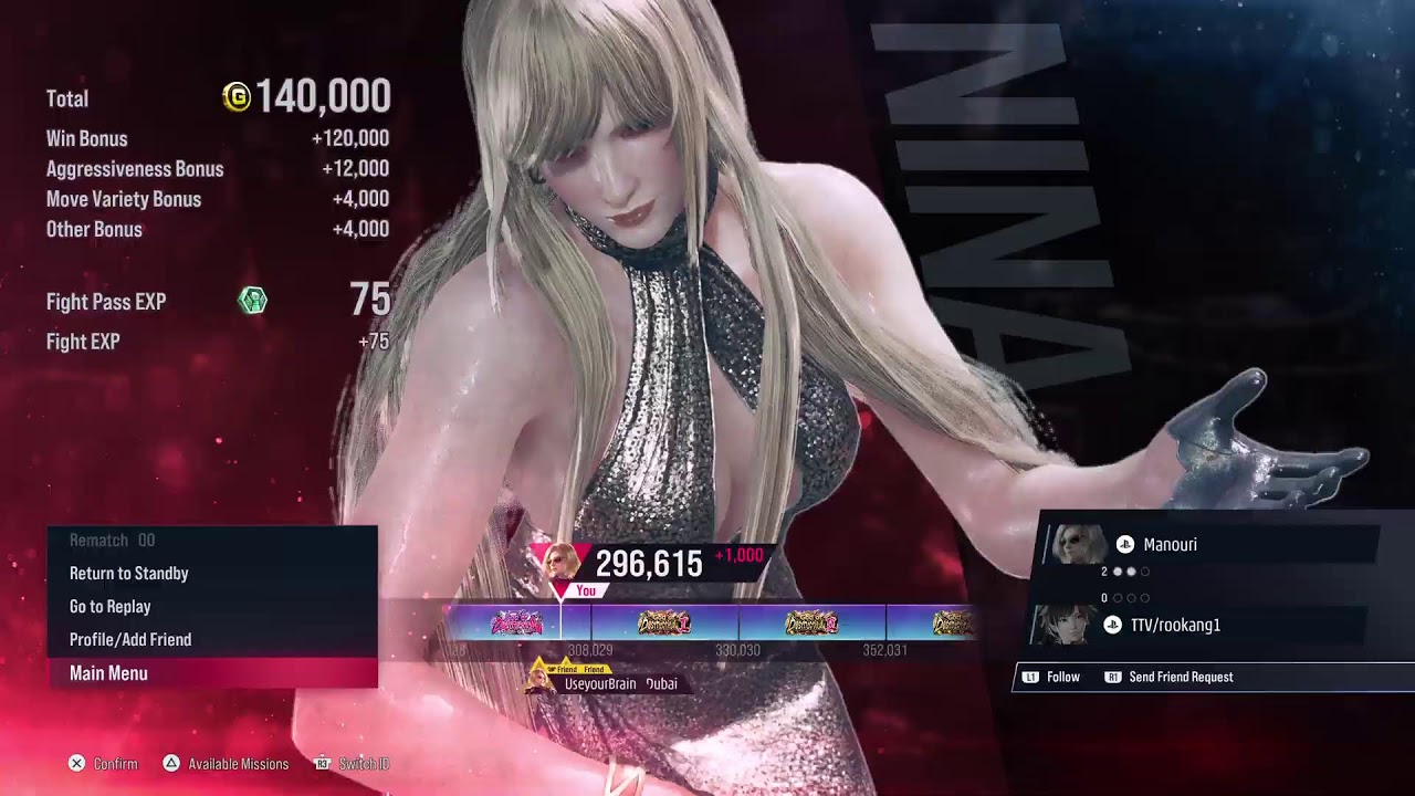 TEKKEN 8 nina ranked matches