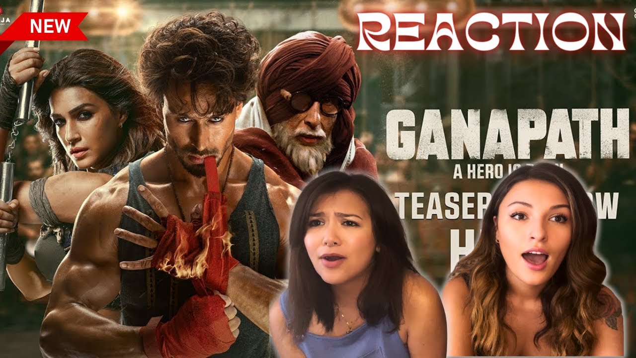 Ganapath TEASER Reaction - Tiger Shroff | Amitabh | Kriti Sanon