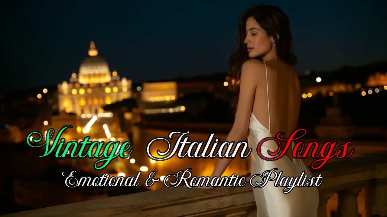 Rome Night Serenades ✨ | Vintage Italian Romantic Love Songs Playlist