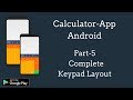  part5  finish keypad layout create simple and scientific calculator app using android studio