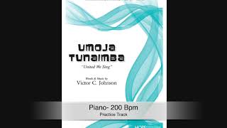 Umoja Tunaimba Piano Only 200 Bpm