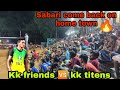 Sabari come back kk titens kk frnds volleyball match
