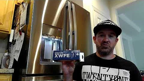 How To Replace Your GE Profile Refrigerator Water Filter XWF XWFE French Door Side By Side Cafe DiY