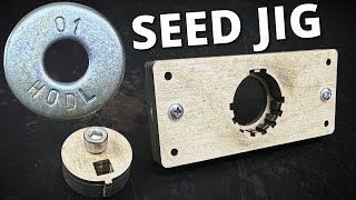 Bitcoin Seed Stamping Jig - Steel Washer Method - Laser Engraver Plans FREE