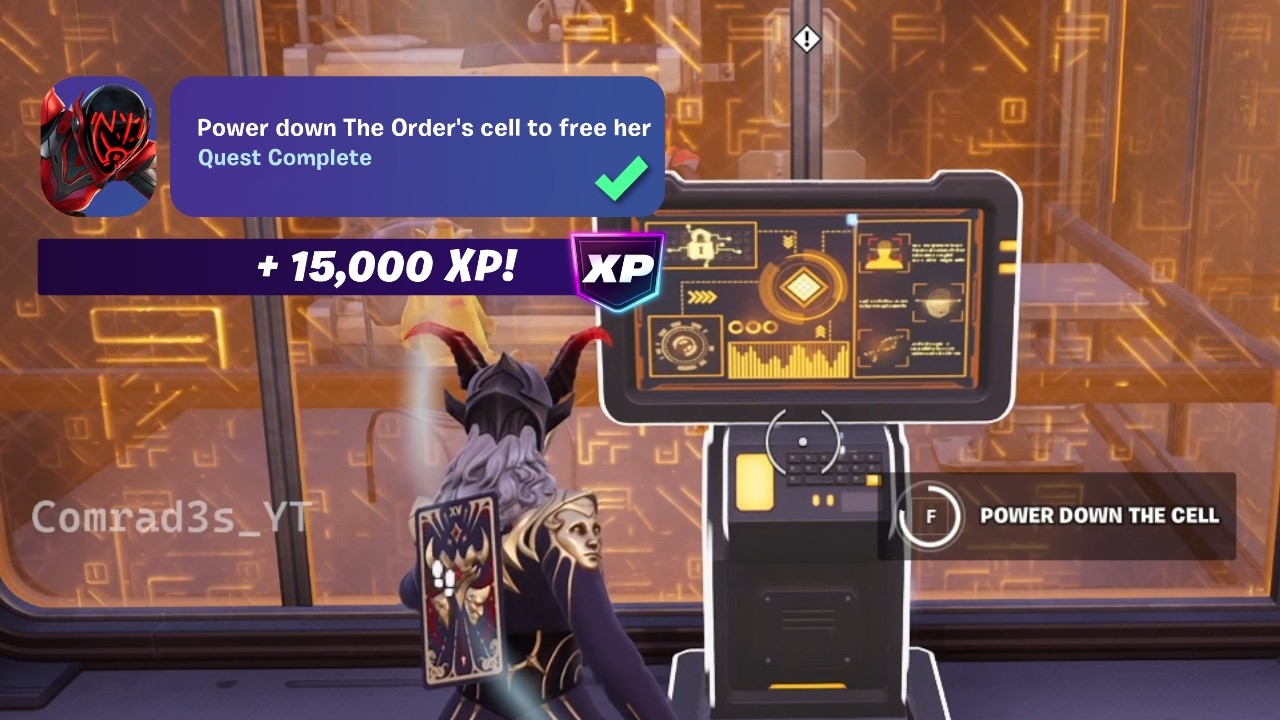 How to EASILY Power down The Order's cell to free her Fortnite