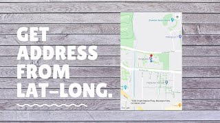 How to Get Address From Latitude And Longitude In React Native | React Native Maps tutorial (Part-3)
