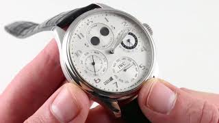 IWC Portuguese Perpetual Calendar IW5021-11 Luxury Watch Review