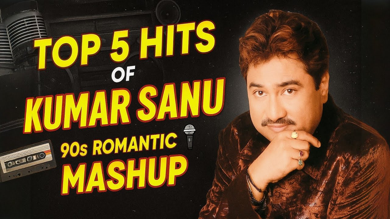 Top 5 Kumar Sanu Songs | 90s Bollywood Romantic Mashup | Retro Jukebox