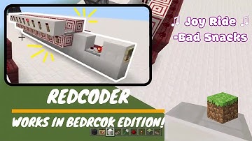 Minecraft 1.19 - Redcoder Tutorial - And How it works - Bedrock Compatible!