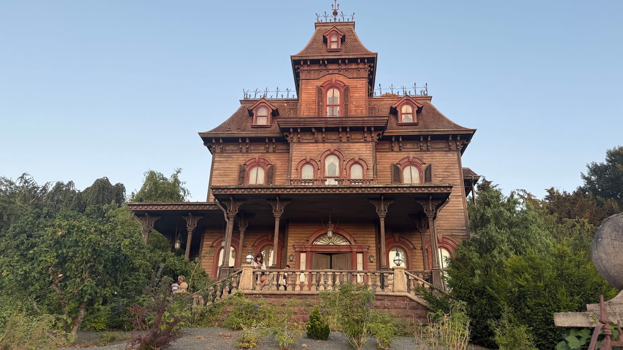 Phantom Manor 4K POV with Excellent Lighting Disneyland Paris 2025