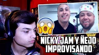 Video Reacción | Nicky Jam con Ñejo - Improvisando @ Medellin Colombia (HD)