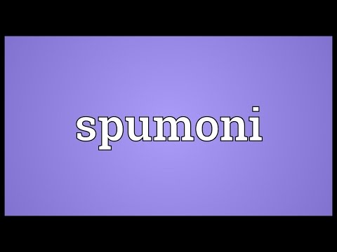 فيديو: كيف تنطق spumone؟