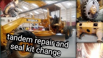 #repair #grader tandem open and seal kit change/ grader 14G   #motorgrader   lv 0 20240523210256