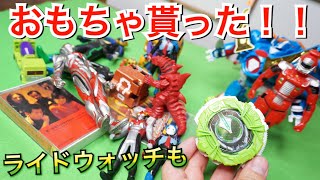 ライドウォッチも！おもちゃ沢山貰った おもちゃ雑談も！仮面ライダージオウ ソフビ ミクロマン タイムボカン24