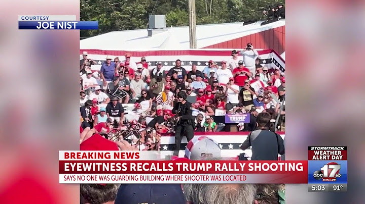 Attendee at Trump rally reflects on Saturday's shooting