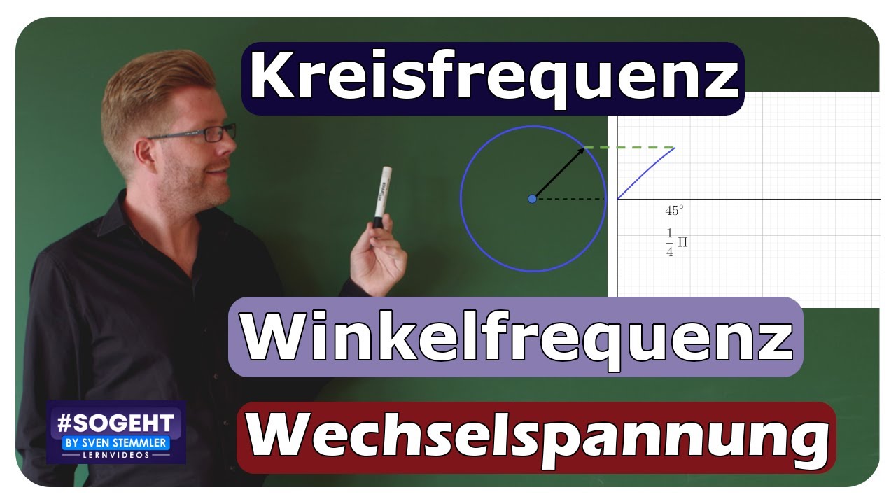 Vorschaubild zum Lernvideo "Kreisfrequenz erklärt: Ein Leitfaden für Elektrotechniker"