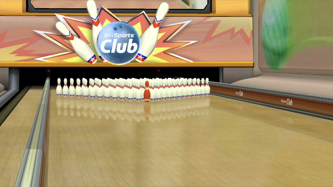 Wii Sports Club Bowling 100Pin Game 3000 points YouTube