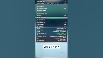 Thumbnail of Universal Service Menu Code for All Tv's || TV Service Mode