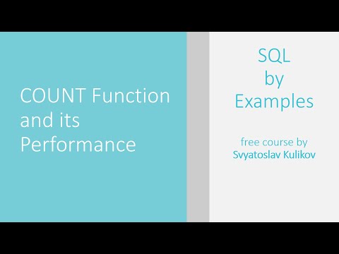 02 - 01 - 03 - COUNT Function and its Performance (Example 03) [ENG]