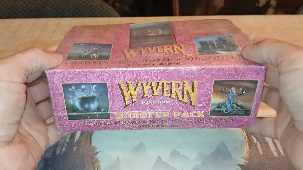 I open a Kingdom Booster Box for the Wyvern CCG, and talk a little about D&D