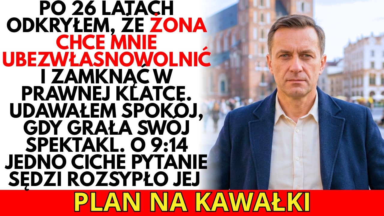 Żona chciała UBEZWŁASNOWOLNIĆ mnie po 26 latach… W sądzie jej teatr pękł w 1 minutę!