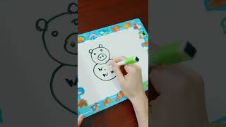 One Circle One Circle One Big Circle Pig | Kids Songs | BachaBola #youtubekids #pig