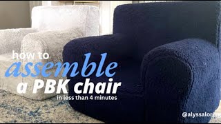 How to put together a Pottery Barn Kids Anywhere Chair (in less than 4 minutes!)