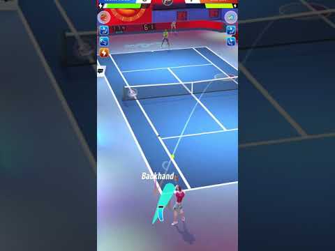 Tennis Clash: 1 v 1 Online Tennis Game (Drop Shot On High Serve)