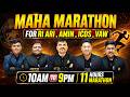 MAHA MARATHON 2026 | RI ARI AMIN ICDS VAW Complete Preparation | 11 Hours Live Marathon
