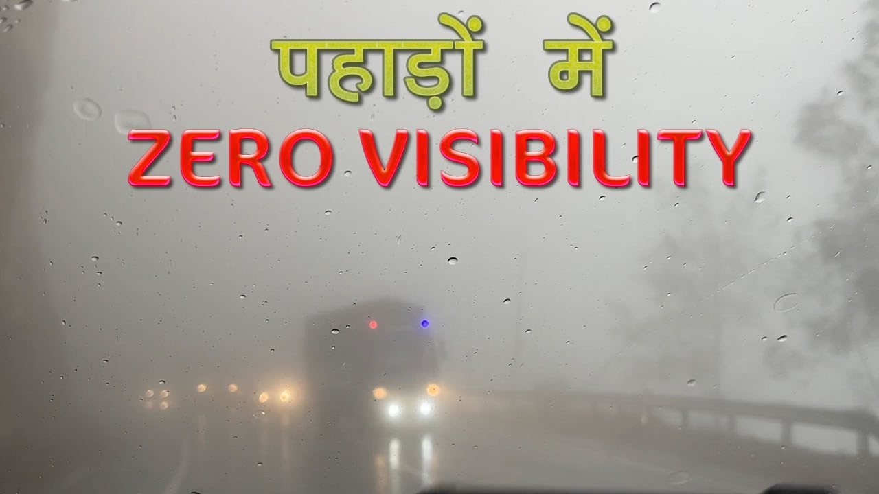 Driving in Zero Visibility 😱| Clouds on the Road ☁️ | Safar Ka Swag ...