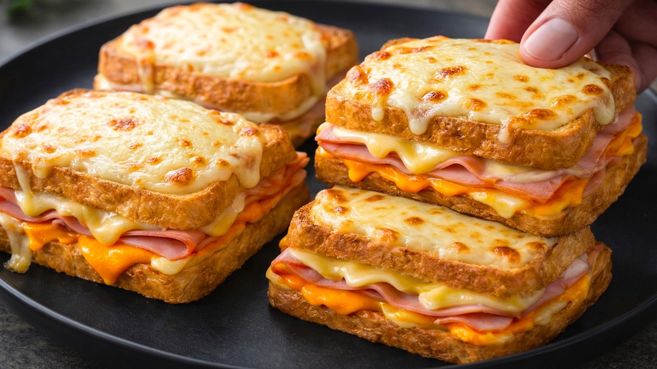 Вы еще никогда не ели такого вкусного завтрака – сэндвич с французскими тостами и яйцом за 5 минут!