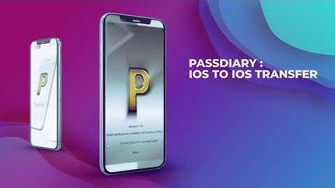 PassDiary : iOS to iOS transfer