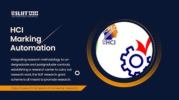 HCI Marking Automation | Faculty of Computing | SLIIT | Reviewing Research 2021