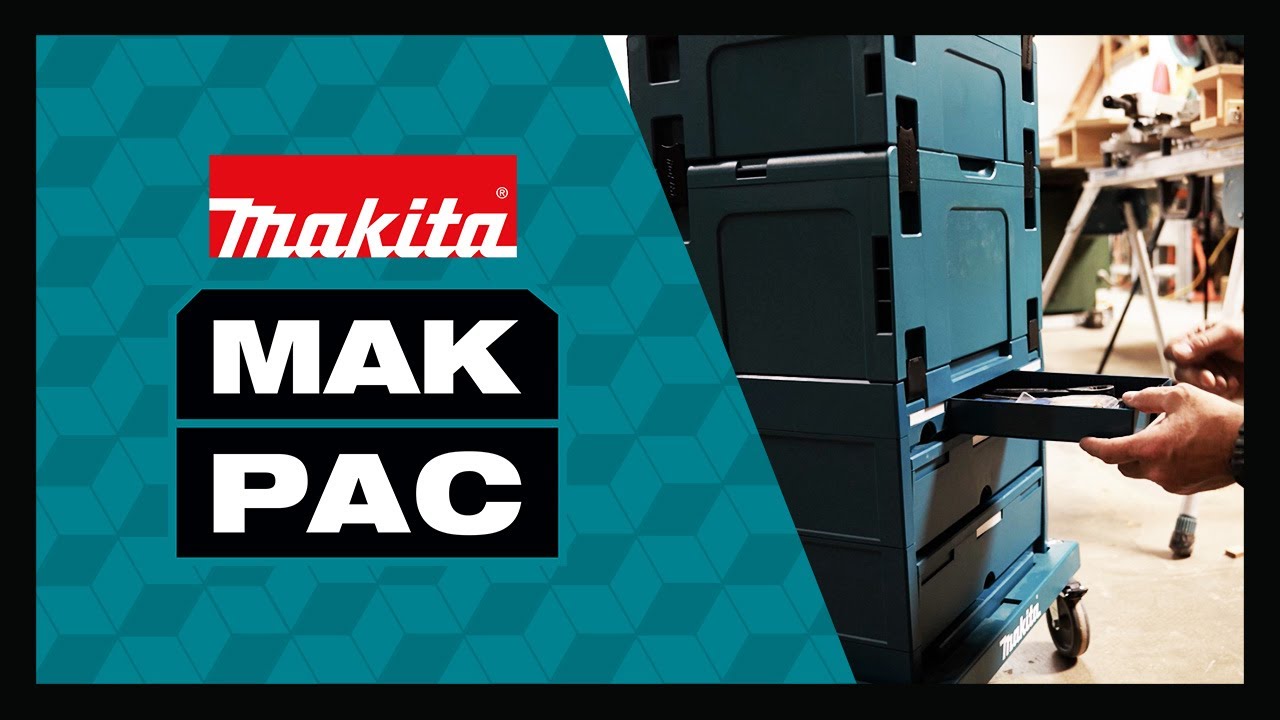 Makita P-83836 MAKPAC Interlocking Tool Box, Small, 6 x 15-1/2 x 11-1/2  