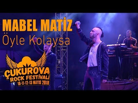 Mabel Matiz - Öyle Kolaysa | Çukurova Rock Festivali 2018