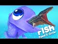 THE CUTEST FISH EVER vs DEADLY PROGNATHODON! | Feed and Grow Fish