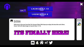 Arcane Client Launcher Has Released!
