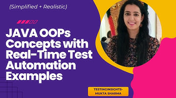 Java OOPs Concepts In Test Automation Framework #javaoops #seleniumjava #oopsconcept #testautomation