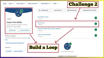 Build a Loop | Loops in Flow Builder | Challenge 2