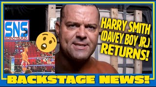 Harry Smith (Davey Boy Jr.) Returns To WWE!? (Backstage News) Harry Smith (Davey Boy Jr.) Returns To WWE!? (Backstage News)