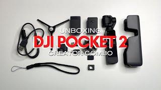 DJI POCKET 2 Creator Combo Unboxing in 4K | Best Camera for Travel Vlogging