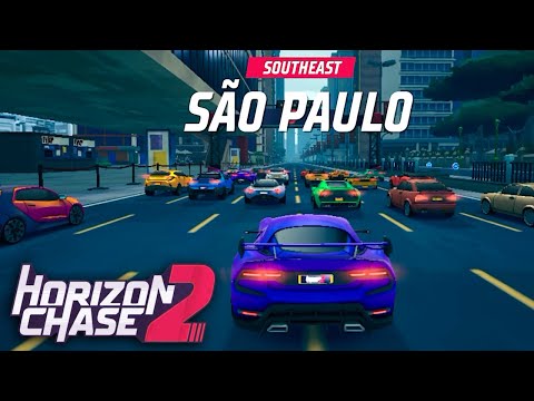 Horizon Chase 2 [Apple Arcade] - Brazil Sao Paulo Final Race Track Concrete Jungle
