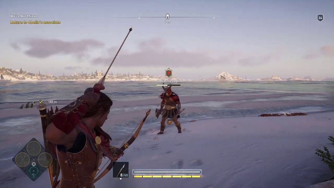 Assassin's Creed Odyssey Impressive archery technique YouTube