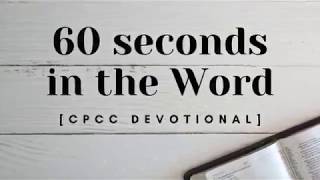 60 Seconds in the Word episode 26