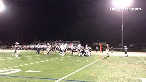 Brandon Albertson carries for Kingston.
