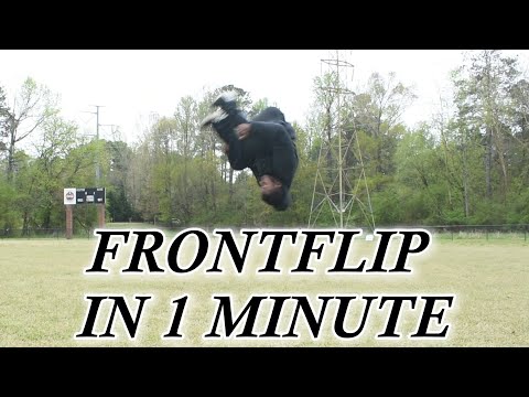 Learn How to Frontflip in 1 Minute!