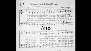 Ao hymnal no. 312 || Samartem kumzukang || Rescue the perishing || all parts instrumental