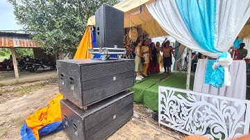 Dàn Nhạc Sống Loa hỏa tiễn 3 way Đánh show cưới ngày mưa bão || Âm thanh kẹo kéo